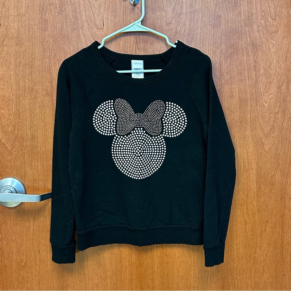 Disney Black Embellished Minnie Mouse Sweater